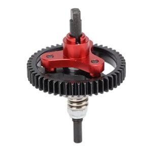 Traxxas Slash 2WD 1/10 RC Differential Kit 50T Complete Center Differential Gear Slipper Clutch Red