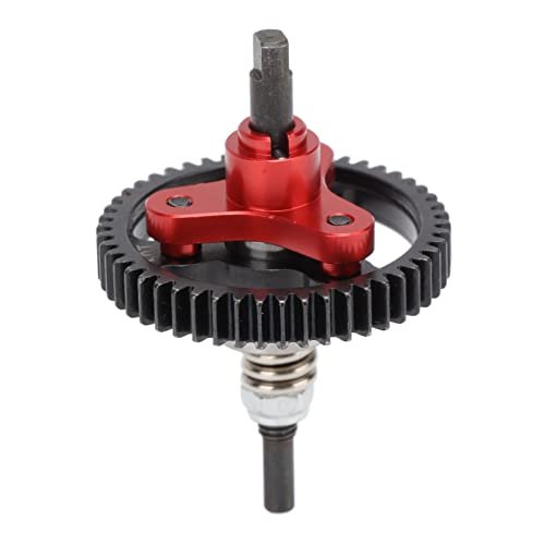 Traxxas Slash 2WD 1/10 RC Differential Kit 50T Complete Center Differential Gear Slipper Clutch Red