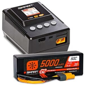 Spektrum Smart Powerstage Surface Bundle 3S LiPo Battery RC Car 5000mAh with S155 Charger SPMXPSS300