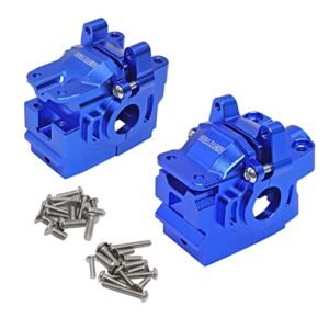 CODA RACING Alloy Front Rear Differential Housing Gear Box for Traxxas 1 10 Scale RC Cars Slash Stampede Hoss Rustler 4WD VXL Replaces Part 6880 6881