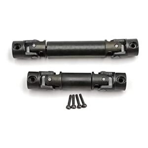 XSYGO Drive Shaft Steel Front Rear Center Driveshafts Compatible with 1 18th TRX4M Defender Bronco RC Crawler Car Upgrades Black Global RC Jets