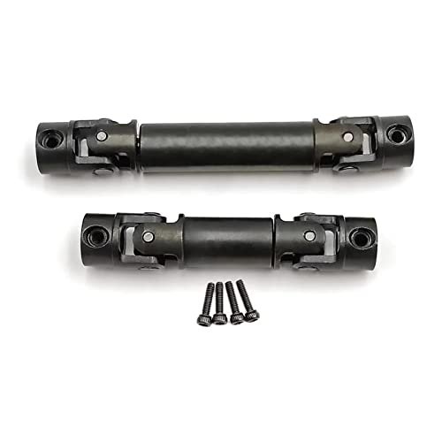 XSYGO Drive Shaft Steel Front Rear Center Driveshafts Compatible with 1 18th TRX4M Defender Bronco RC Crawler Car Upgrades Black Global RC Jets