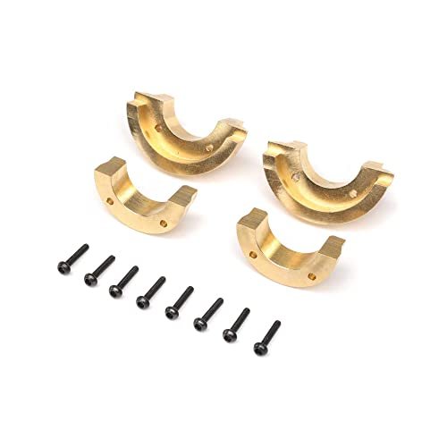 Axial Brass Knuckle Weights 5.2g and 9.2g Set of 4 for SCX24 AX24 AXI302004