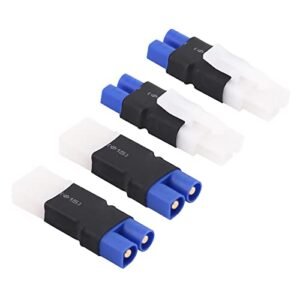 Rflaueo 4pcs Big Tamiya to EC3 Male Female RC Connector Adapter E39 4 Grab Your Rc Moment Promo Code Now