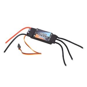 70A RC Electric Boat Hulls Brushless Motor Bidirectional ESC Speed Controller with 5V 3A UBEC Output