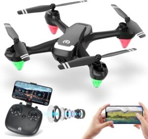 Drone with Camera - 2K Camera Drones with Gravity Control and Altitude Hold, HD FPV Live Video, Headless Mode, Speed Adjustment, 3D Flips - Perfect RC Quadcopters for Kids Beginners, Funny Toys Gifts for Boys Girls and Adults