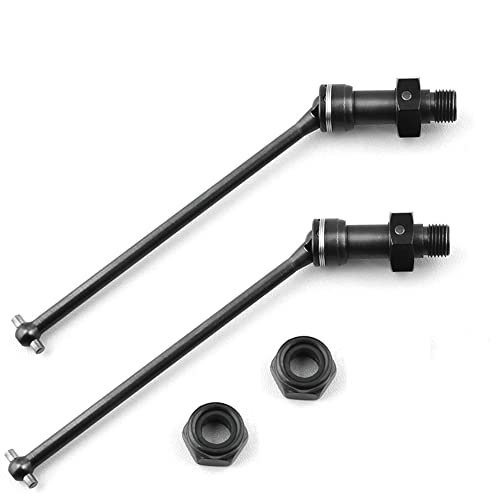 Midautoo 2Pcs Metal Drive Shaft CVD EA1061 Upgrade Parts for Tesla Cyber Truck RC Car JLB Cheetah 11101 21101 J3 Speed 1/10 Scale
