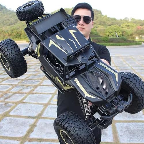 SREJNGL Robbe RC Truck 1 8 Scale 20 Inch Alloy 2 4G All Terrain Remote Control Car for Adults and Kids