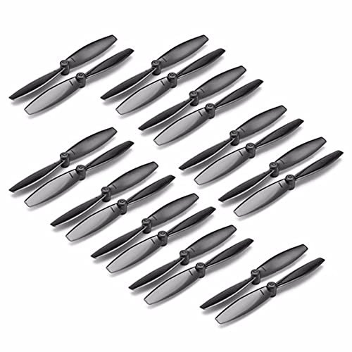 LDARC Kingkong 65mm RC Shocks Propellers 10 Pairs for 716 720 8520 Coreless Motor Micro FPV Drone Black
