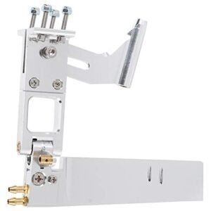 Smala 1Pcs Water Absorbing Rudder Aluminum Suction Rudders with Tail 4Mm Shaft Bracket for Thrasher RC Jet Boats Parts