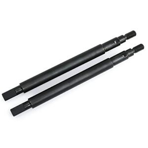 Zolikar RC Steel Rear Axle Shaft CVD Upgrade for 1 18 Scale Nitro RC TRX4M Crawler Car Accessories