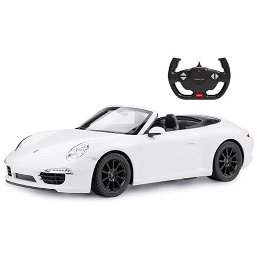 RWB Porsche RC Body Official Licensed 911 Carrera S 1/12 Scale Remote Control Car with Headlights for Boys and Girls