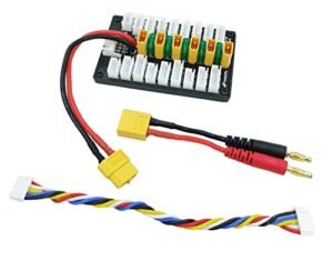 HOBBYFLY New Bright RC Boat Battery XT30 Lipo Parallel Charging Board 2S 3S 4S 30A for IMAX B6 B6AC UN A6 ISDT HOTA LiPo Balance Charger