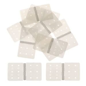 20pcs Pinned Nylon Hinge 20x36mm L Size for EMS RC Airplanes Aileron Connection Parts