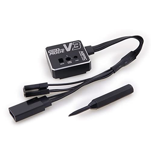 AGFRC GY01 V3 Dual Gain Drift RC Gyro for RC Aluminum Boat Car Truck Tuned Rated Gyros with Aluminum Case