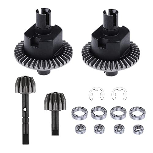 ATOZS High Performance Front Rear Differential Gear Kit for Redcat Volcano 1 10 RC Car Upgrade Parts Including RC Airboat Plans