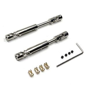 ATOZS MN78 Metal Drive Shaft with 3mm to 4mm Shaft Sleeve Upgrade Parts for 1/12 RC Cars Find Good Places to Drive RC Cars Near Me