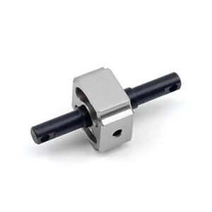 XHSESA Aluminum Alloy RC Differential Locker Spool Upgrade for Traxxas Drag Slash 1967 C10 Drag Car RC Titanium