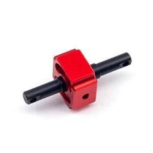 XHSESA Aluminum Alloy RC Differential Locker Spool for Traxxas Drag Slash 1967 C10 RC Car Drag Racing Upgrade Red