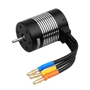 HobbyPower 1 10 Scale RC Car Brushless Motor 3650 5200KV Waterproof High Speed Motor for Touring Trucks