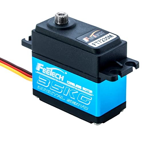 FEETECH 35kg Coreless RC Servo High Torque Waterproof Digital Servo for RC Robotic Mower and DIY Projects
