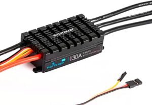 FLYCOLOR 130A ESC Electronic Speed Controller for Gas Engine RC Helicopter with 10A 2 6S BEC