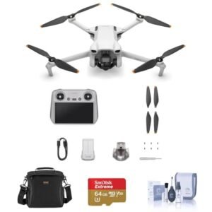 DJI Mini 3 Drone with RC Remote Controller Perfect for RC Willey Couch Cleaning Adventures
