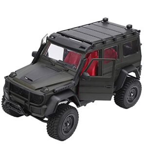 VBESTLIFE DIY RC Crawler MN86KS, 1/12 Scale RC Car 390 Motor 25g Steering Servo Set RC Car Model DIY Assembly Kit (Dark Green)