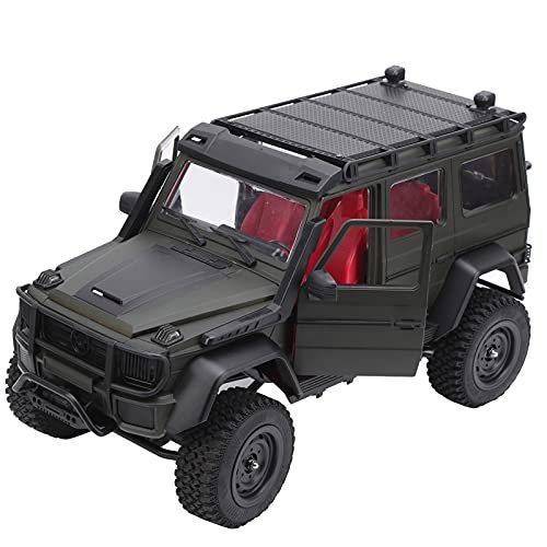 VBESTLIFE DIY RC Crawler MN86KS 1/12 Scale RC Car with 390 Motor and 25g Steering Servo Set Dark Green