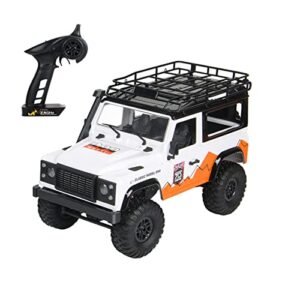 GoolRC MN99 1/12 Scale RC Remote Control Rock Crawlers 2 4GHz 4WD Off Road Truck All Terrain Climbing Car Electric Toy for Adults White