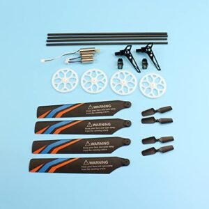 Volitation 9053 RC Helicopter Replacement Parts Combo Main Propeller Gear Motor Tail Boom Blade Motor Mount