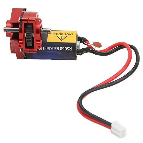 3D Printing an RC Car Upgrade Kit with 66T Brushed Motor Aluminum Alloy Parts for Axial SCX24 1 24 RC Car Red