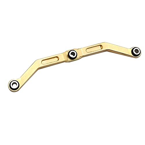 XSYGO 12g Brass Steering Link Upgrade for Nissan Patrol RC Car Body TRX4M 1/18 Scale Crawler