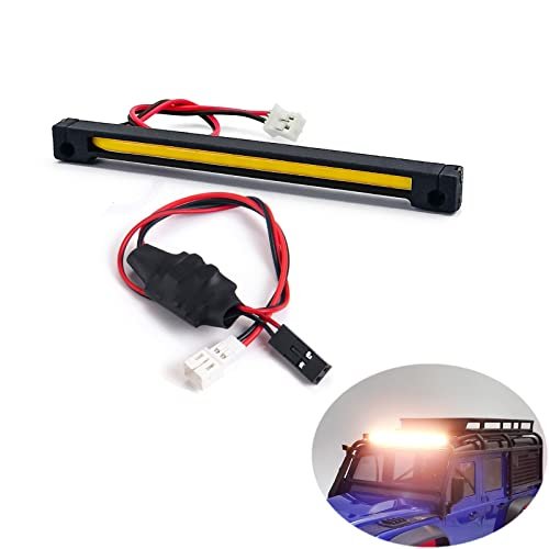 1 18th RC Plane Rack PVC LED Light Bar for TRX4M Defender 1/18 RC Crawler Car Upgrades Parts