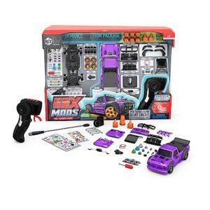 HEXBUG HEXMODS Pro Series Elite Stunt Circuit Build It Yourself Nitro RC Car Kits Rechargeable Remote Control Car for Kids and Adults