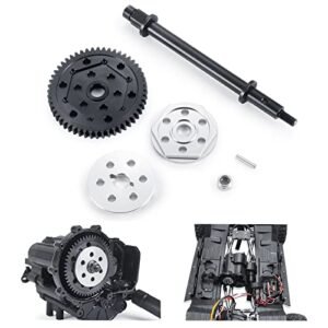 BRKRC Metal Motor Gearbox Gear Modification Kit for Slammed RC Truck 1/6 Axial SCX6 AXI05000 JLU Jeep AXI05001 Trail Honcho RC Crawler Truck Buggy Upgrade Parts