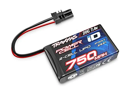 Traxxas 2S Lipo Battery 750mAh 7.4V 20C RC 2S Lipo Batteries