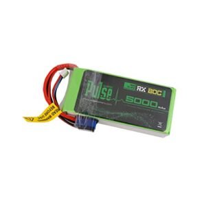 Pulse 2S 5000mah 20C 7.4V RX LiPo Battery Battery Applied for RC Lipo Battery, RC Receiver, Remote Control Helicopter, RC Airplane (HELIDIRECT)