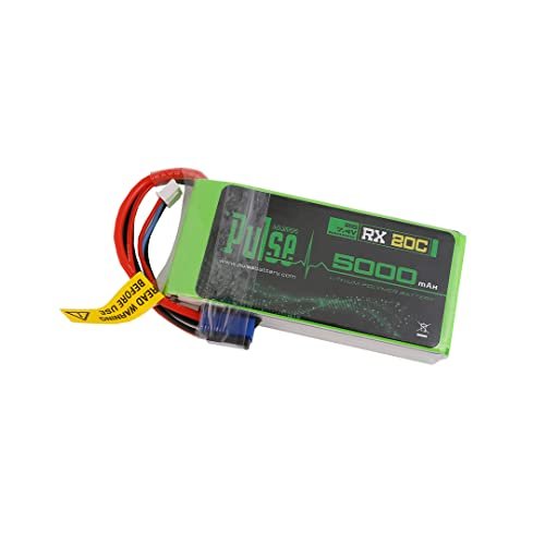 Pulse 2S 5000mah 20C 7.4V RX LiPo Battery Battery Applied for RC Lipo Battery, RC Receiver, Remote Control Helicopter, RC Airplane (HELIDIRECT)