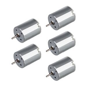 Mriuuod 5Pcs DC Motor 3V 12V 280 Micro Motor for Villain IV Electric RC Boat DIY Science Experiments