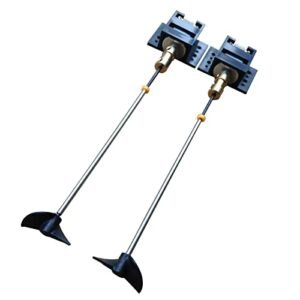 LICHIFIT Double 130 Motors RC Boat Drive Set with 12CM Shaft and Propellers DIY Kit for RC Boats Under 30cm
