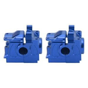 Finishline RC Raceway Aluminium Alloy RC Differential Housing Upgrade for Traxxas 1 10 Scale Cars Dark Blue
