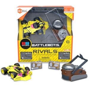 HEXBUG BattleBots Rivals 6.0 Rusty and Hypershock Remote Control Robot Toys with RC Lipo Batteries and Chargers Included STEM Toys for Kids Ages 8 and Up