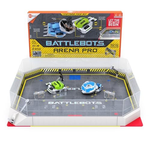 HEXBUG BattleBots Arena Pro Best RC Cars for Under 100 Remote Control Robot Toys for Kids with Over 100 Configurations STEM Toys for Boys & Girls Ages 8 & Up Batteries Included