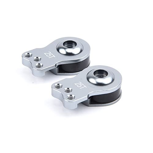 YoungRC Neptune RC Boat Parts 25T Servo Saver Aluminum Adjustable Hi Torque Servo Saver Set for 1/10 RC Car Crawler SCX10 Capra TRX4 TRX6