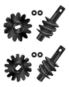 TIKSCIENCE 13T 14T Axle Overdrive Worm Differential Steel Gear Upgrade for Axial SCX24 JLU C10 Deadolt Bronco 1/24 RC Crawler Car Sparks RC Field