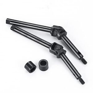 Axial Scx24 RC B1 Carbon Steel Front CVD Drive Shafts with 4mm Spacer for Crawler Car Upgrade Parts
