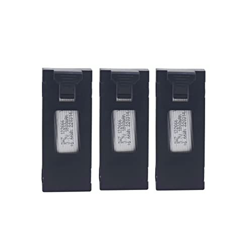 Sea Jump 3PCS 3.7V 1800mAh Lithium Polymer Battery for E88 E88PRO E88MAX E525 E99 E99PRO P1 P5PRO K3 S1 P8 RC Drones and UAVs