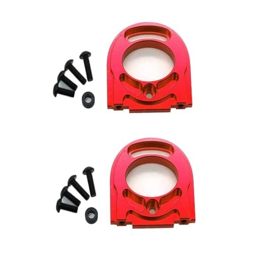 Vintage Tamiya RC Parts 2pc Aluminum Adjustable Motor Mount Heat Sink for 1/10 Tamiya TT02 TT02B Motor Mount Chassis Upgrade Parts 54558 Red