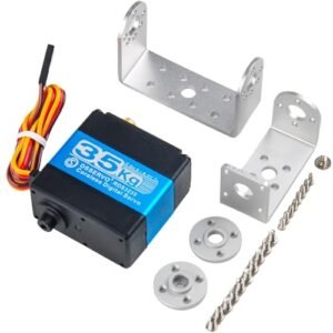 Wishiot RDS3235 35KG High Torque Digital Servo Motor with Metal Gear and U Shaped Bracket for DIY Robotics